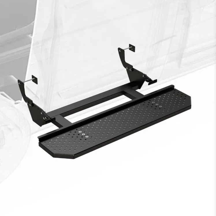 FO0414-JL1.SS – LEGEND FLEET Truck Step, Side Mount Single Flat Treaded Step 63 Pound Capacity Fixed Stationary E-Coa...